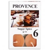 Tealights Sugar Spice 6pcs