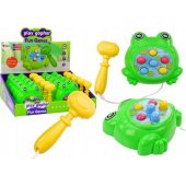 Mini Game Wac A Mole Frog Hammer On A String, green
