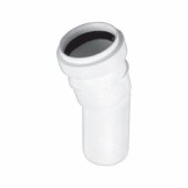 Magnaplast 30° alkūnė vidaus kanalizacijai HTB 32mm balta (421108)