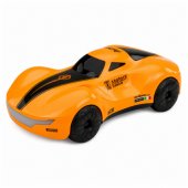 Modernus nuotoliniu būdu valdomas automobilis RC Light Station Smoke, oranžinis, 1:16