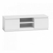 Topeshop Szafka stolik rtv / lcd 120cm biały