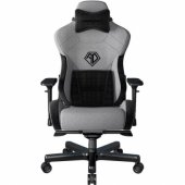 T-Pro 2 XL Gray Fabric Gaming Office Swivel Chair