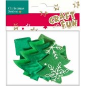 Craft with Fun Ozdoba choinka materiał 4szt. (383956)