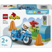 10470 Blue Police Motorcycle
