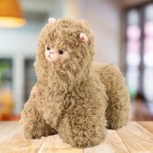 Plush Mascot Cuddly Toy Llama Beige 40 x 40cm