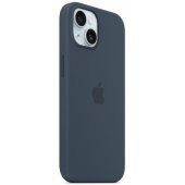 "Silicone Case with MagSafe iPhone 15 (MT0N3ZM/ A)" Storm Blue