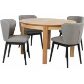 CHICAGO Round Table and 4 Chairs (18103)