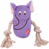 Trixie ZWIERZĄTKA PLUSZOWE 13cm PISZCZĄCE 4szt