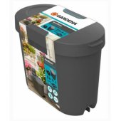 Gardena vandens bakas „AquaBloom“ saulės energija veikiančiai laistymo sistemai (antracito / turkio spalvos)