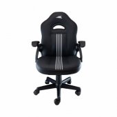 ABALONE-B/ W Gaming Chair, Black/ White