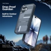 Shld dėklas, skirtas iPhone 17, kontūrinis raštas