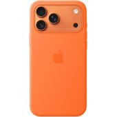 Silicone Case with MagSafe iPhone 17 Pro Max Orange