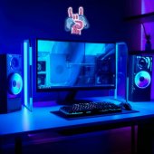 SNL109MT Style Neon Lights Hand With Gamepad