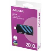 SSD Disk External SC735 2TB U3.2C 1000/ 1000MB/ s Blue