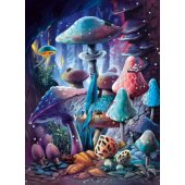 Ravensburger Puzzle Glow in the Dark - Mushrooms in the Moonlight 500