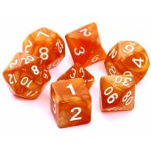 _5768311 REBEL RPG kauliukų rinkinys - perlamutrinis - tamsiai geltonas
