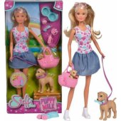 Simba Steffi doll on a walk with dogs (105733310)