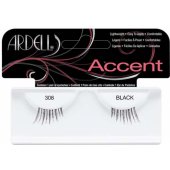Ardell Accent 308 dirbtinės blakstienos, 1 pora, juodos