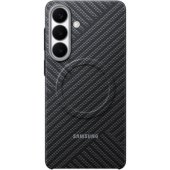 Carbon magnetinis dėklas Galaxy S26 Plus, tamsiai pilkas