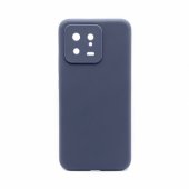 Premium Quality švelnaus prisilietimo silikoninis dėklas Redmi 13, vidurnakčio mėlynumo