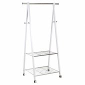 Clothes hanger FOREST white/ chrome