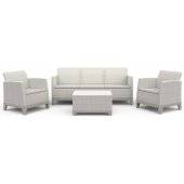 Scandi Forma 3 Seater Set Pebble Grey / Light Beige