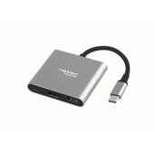 NMP-1607 USB-C HDMI pilkas