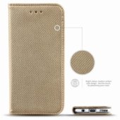 Magnetinis dėklas-knygutė Xiaomi Redmi 13C 4G, auksinis