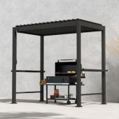 MIRADOR BBQ 2,55x1,5m Dark Grey