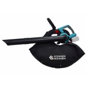 K�nner&S�hnen LBV-40V - 2-in-1 Cordless Garden Vacuum Cleaner with Blo