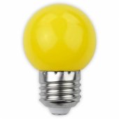 E27, G45, 1W, 30Lm, 200°, Yellow