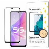 Visiškai klijuojamas grūdintas stiklas Realme Narzo 50, juodas