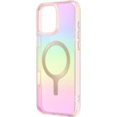 Case Iridescia for iPhone 16 Pro Max Magclick Charging pink