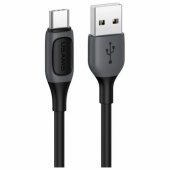 US-SJ596 USB-C 3A 1m Black