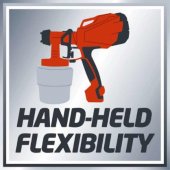 Einhell Paint spray gun TC-SY 400 P (red/ black, 400 watts)