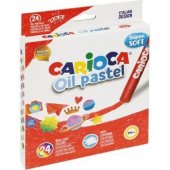 Carioca aliejinės pastelės, 24 spalvos