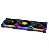 SL Wireless LCD Fan, ARGB PWM 3-Pack black
