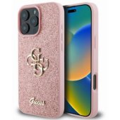"Fixed Glitter Big 4G Case iPhone 16 Pro Max", rožinis