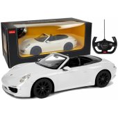 Porsche 911 Carrera S Remote Controlled RC Car Rastar White 1:12