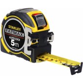 Stanley matavimo ruletė FatMax PRO Autolock, 5 metrai (juoda/ geltona, 32mm