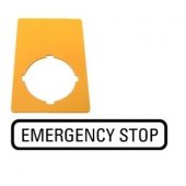 Eaton signboard for M22-XZK-GB99 EMERGENCY STOP pushbuttons 216472