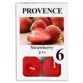 Tealights Strawberry 6pcs