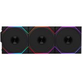 12RTL1W3B 120mm Case Fan Black 3pcs