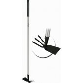 Dedra tiesus kauptukas su šakute, metaliniu kotu, ilgis 114cm