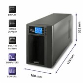 QOLTEC 53043 UPS 3KVA 2.4kW