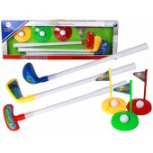 Vaikiškas mini golfo rinkinys, lazdos, 12 dalių