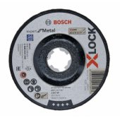 Bosch X-LOCK Expert metalui grubiam apdirbimui, 125 mm lenktas šlifavimo diskas (1