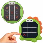 Elektroninis žaidimas 3in1 Tic Tac Toe atmintis, žalias dinozauras