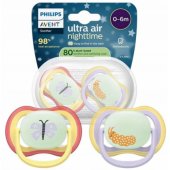 Avent Ultra Air 0-6mm violetinė/ geltona