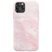 Marmurinis galinis dėklas iPhone 11 Pro, rožinis